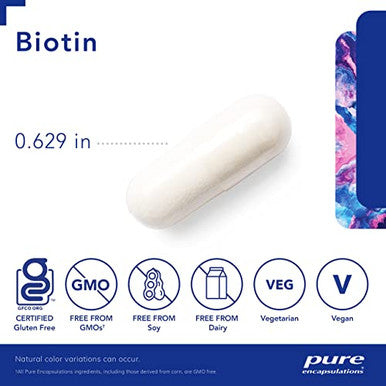 Pure Encapsulations Biotin 8 mg 120 vcaps