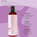 Pura D'Or 16 Oz Apple Cider Vinegar Thin2Thick Conditioner - Biotin Keratin Caffeine Castor Oil & Key Active Ingredients For All Hair Types Men & Women