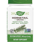 Natures Way Horsetail Grass 400 Milligrams, 100 Vegetarian Capsules. Pack of 3 Bottles