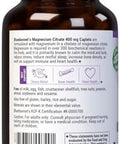 Bluebonnet Nutrition Magnesium Citrate 400Mg Of Magnesium Maximum Absorption Supports Immune Health & Energy Production Soy Gluten Nongmo Kosher Dairy Vegan 120 Caplets