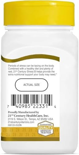 21St Century Stress B With Zinc Tablets 66 Count (Pack Of 3)