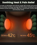 Dexmary Shiatsu Neck Massager With Heat 4D Kneading & Deep Tissue Massage For Neck And Back Portable Wireless Massager For Shoulder Pain Relief At Home Office And Car