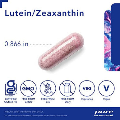 Pure Encapsulations Lutein/Zeaxanthin 60 vcaps