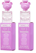 Moschino Toy 2 Bubble Gum for Women - 0.17 oz EDT Spray (Mini) (Pack of 2)