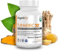 Organixx Magnesium Glycinate and Turmeric Curcumin Bundle 60 Caps Each