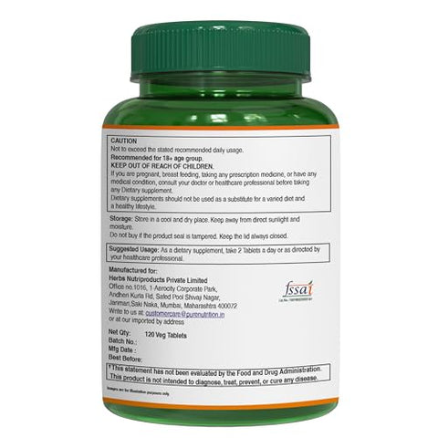 Pure Nutrition Organic Ashwagandha Tablets - 600Mg 120 Count Usda Organic Certified Ayurvedic Herb For Vata & Pitta Balance Non-Gmo Gluten-Free