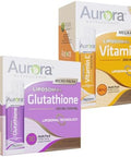 Aurora Nutrascience Micro Glutathione and Mega Liposomal Vitamin C Bundle