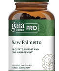 Gaia Herbs Pro Saw Palmetto Healthy Prostate Gland Support Supplement Herbal Supplement With Saw Palmetto & Sunflower Seed Vegan Gluten Soy 60 Liquid Phytocaps (60 Servings)