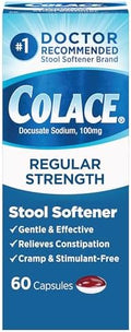 Feosol Complete Iron Supplement 30 Count and Colace Stool Softener 60 Count Bundle