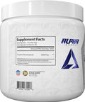 Alpha Creatine Monohydrate Powder Supports Muscle Growth Micronized Unflavored 300 Grams - 60 Servings