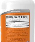 Now Foods Supplements Acetyll Carnitine 500 Mg Amino Acid Brain And Nerve Cell Function 200 Veg Capsules