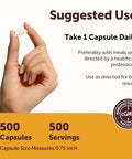 Micro Ingredients Potassium Citrate 99 Mg Per Serving 500 Capsules 1 Year Supply Daily Mineral Supplement Non-Gmo Gluten Free Soy Free