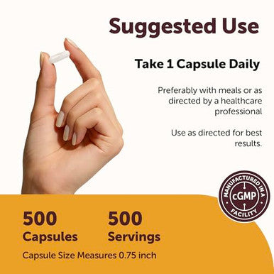 Micro Ingredients Potassium Citrate 99 Mg Per Serving 500 Capsules 1 Year Supply Daily Mineral Supplement Non-Gmo Gluten Free Soy Free