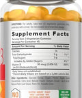 Horbaach Vitamin D3 2000iu Gummies 90 Count Vegetarian Pineapple Flavor 50 mcg NonGMO Gluten Free Vitamin D Supplement