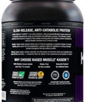 Kaged Muscle, Premium Kasein Protein Powder, Micellar Casein, Vanilla, Banned-Substance Free, Protein Supplement, Build Muscle, Boost Recovery, Casein, Vanilla, 25 Servings