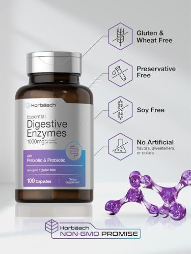Horbaach Essential Digestive Enzymes 100 Capsules