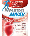 Neuropaway Cardiovascular Support 30Ct 1200Mg Berberine Pqq Red Yeast Rice Pterostilbene