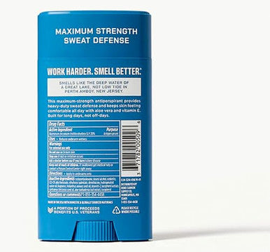 Duke Cannon Trench Warfare Antiperspirant Deodorant For Men Fresh Water & Citrus Scent Aluminumbased 3 Oz Longlasting Sweat Defense With Aloe & Vitamin E