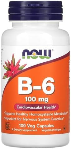 Now Foods B6 100Mg 100 Capsules