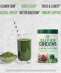 Country Farms Super Greens Powder 50 Organic Superfoods Drink Mix With Immune Defense Superfoods Drink Mix Vitamin C Elderberry