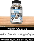 Kaya Naturals Multivitamin For Men - Men'S Prostate Multivitamin - Multi Mineral Daily Supplement - Pills For Men - Supports Healthy Prostate - Vitaminas Para Hombres - 60 Veggie Capsules