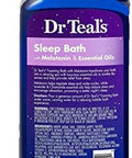 Dr Teal'S Foaming Bath Variety Set (2 Pack34Oz Ea) - Melatonin Sleep BathNourish & Protect With Coconut Oil - Essential Oils Blended With Pure Epsom Salt Ease Pain & Promote Better Sleep