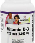 Bariatricpal Vitamin D3 125Mcg (5000 Iu) Easy Swallow Vegetarian Softgels (100Ct Bottle)