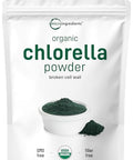 Micro Ingredients Organic Chlorella Powder 20 Ounces Broken Cell Wall For Complete Absorption Raw Superfood Supplement Rich In Protein & Vitamins Non-Gmo Vegan Non-Irradiated