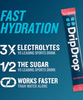 Dripdrop Hydration Electrolyte Powder Packets Watermelon & Lemon Bundle 64 Count