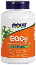Now Foods Egcg Green Tea Extract 400Mg 180 Vcaps (Pack Of 2)