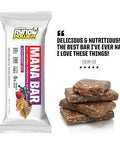Ryno Power Mana Protein Bar Caddy (12 Servings) 'Strawberry Acai'