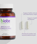 Biote Nutraceuticals - Bacillus Coagulans - Gut + Digestive (60 Capsules)