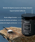 Welleco The Collagen Elixir Marine Collagen Peptides Powder With Hyaluronic Acid Vitamin C Digestive Enzymes & Silica For Skin Hair & Nails Unflavored 4.23 Oz