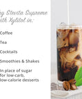 Stevita Supreme with Xylitol Pouch - 8 oz - Pack of 2 - All-Natural Sweetener - USDA Organic, Non-GMO, Vegan, Kosher, Keto, Paleo, Gluten Free, Erythritol-free - 454 Total Servings