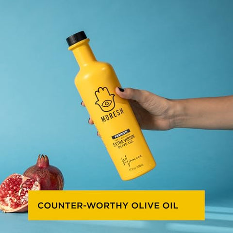 Moresh Premium Moroccan Extra Virgin Olive Oil, 17 fl oz