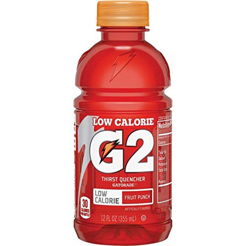 QKR12202 Gatorade Quaker Foods G2 Fruit Punch Sports Drink
