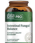 Gaia Herbs Pro Intestinal Fungal Balance Digestion Support Supplement Cleanse Support Supplement With Holy Basil Leaf Cinnamon Bark & Oregon Grape Root 60 Liquid Phytocaps (60 Servings)