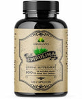 HERBALICIOUS Spirulina Capsules-Natural Daily Superfood Supplement-Blue Green Algae Extract With B Vitamins, Iron, Amino Acid&Antioxidants To Support Immune System Function, Total Body Cleanse 100Pcs