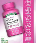 Nature'S Truth Collagen Peptides 90 Caplets Type 1 And 3 With Vitamin C Grass Fed, Non-Gmo And Gluten Pill Supplement