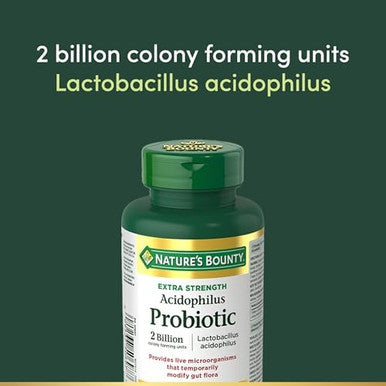 Nature's Bounty Acidophilus Probiotic 2 Billion 150 Caplets