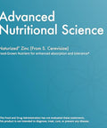 Natura Health Products Zinc Supplement - Supports Cellular Health And A Healthy Immune Response - Highly Bioavailable Food-Grown Zinc ( ) 25 Mg 60 Capsules