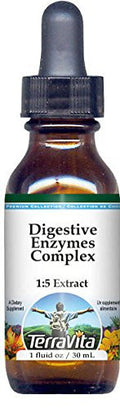Terravita Digestive Enzymes Complex Glycerite Liquid Extract (1:5) - No Flavor (1 Oz, Zin: 522367)