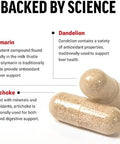 Force Factor Milk Thistle Liver Support Formula With Dandelion Root And Artichoke 300Mg Silymarin Milk Thistle Supplement For Liver Health And Liver Detox 100 Vegetable Capsules