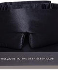 Drowsy Silk Sleep Mask Facehugging Padded Cocoon For Luxury Sleep In Total Darkness 100% Pure Mulberry Silk Skinhydrating & Adjustable (Midnight Blue)
