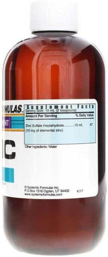 Systemic Formulas Znc-Zinc Chelate (8 Fl. Oz.) #195