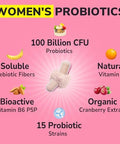 Vitalibre Probiotics For Women 100 Billion Cfu 15 Strains 30 Capsules And 120 Capsules Magnesium Citrate 420Mg With Vitamin D3 & B6