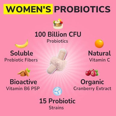 Vitalibre Probiotics For Women 100 Billion Cfu 15 Strains 30 Capsules And 120 Capsules Magnesium Citrate 420Mg With Vitamin D3 & B6