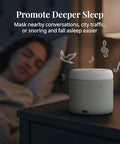Anjank White Noise Sound Machine With Wireless Charger Stand 20 Soothing Sleep Sounds 32-Levels Volume Auto-Off Timer Magnetic Charging For Iphone White Noise Machine For Adults Home Travel