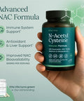 Etta Vita Vegan Liver Detox & Cleanse - Nac Supplement N-Acetyl Cysteine 600Mg With Quercetin Milk Thistle Molybdenum & Selenium N-Acetyl-Cysteine Capsules For Immune Support Diet Kits & Systems