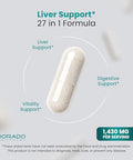 Dorado Nutrition Liver Cleanse Detox & Repair 27 In 1 Formula 60 Count